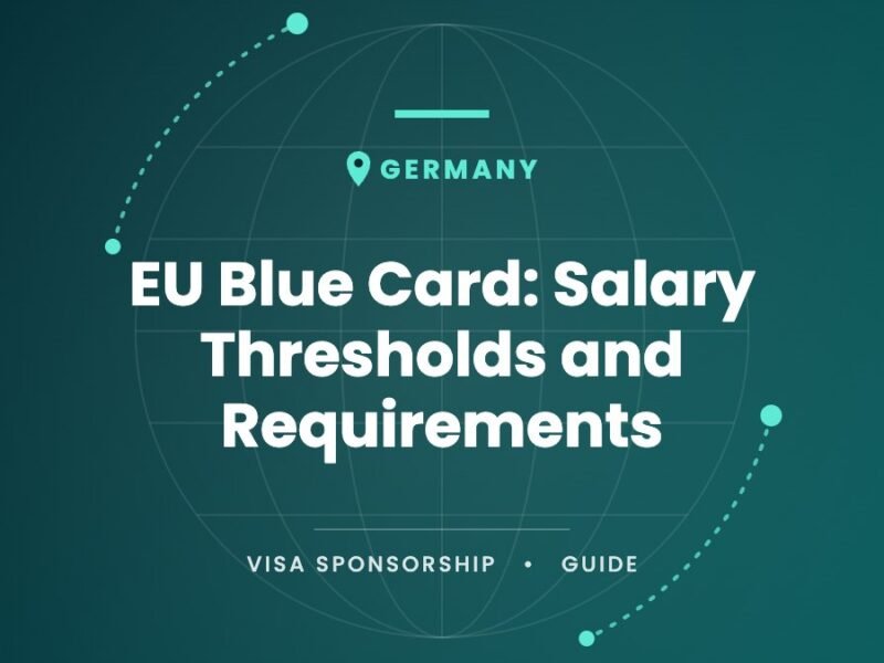 Germany: EU Blue Card: Salary Thresholds and Requirements