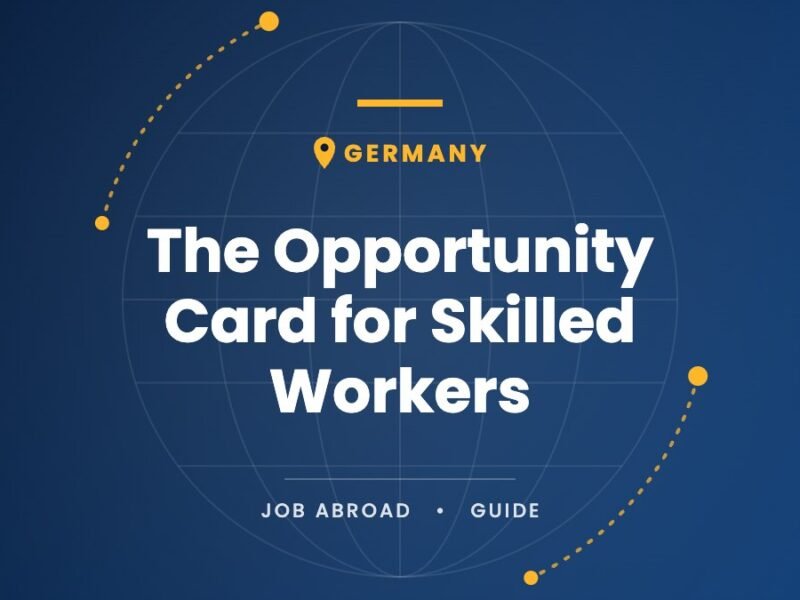 Germany: The Opportunity Card for Skilled Workers