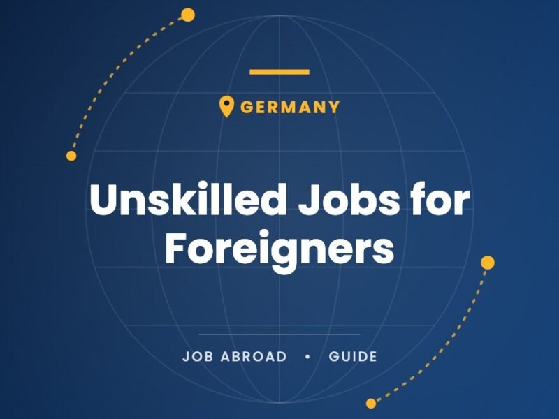 Germany: Unskilled Jobs for Foreigners