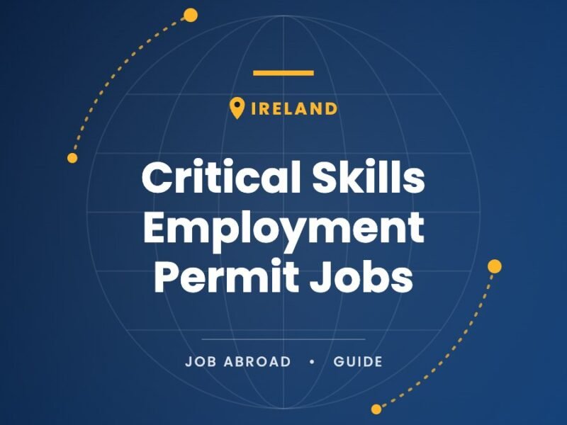 Ireland: Critical Skills Employment Permit Jobs