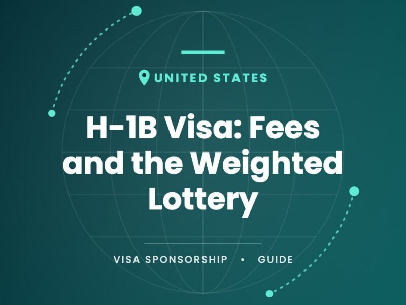 United States: H-1B Visa: Fees and the Weighted Lottery